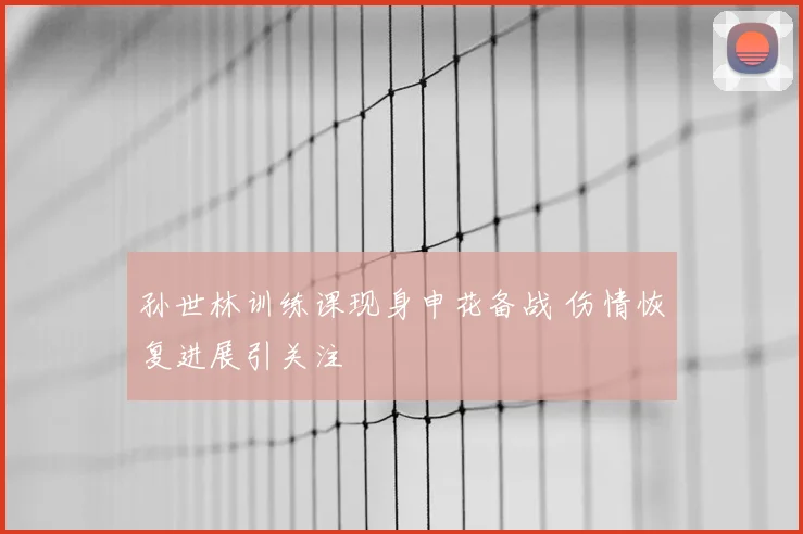 孙世林训练课现身申花备战 伤情恢复进展引关注